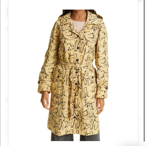 NWT FRAME PYTHON TRENCH COAT - Picture 4 of 9